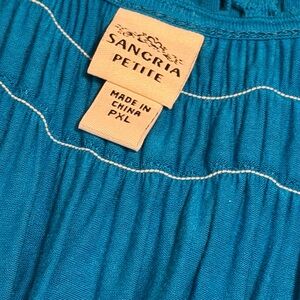 Signature by Sangria Teal Dress